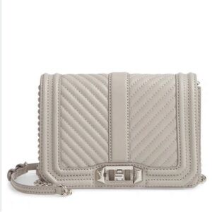 🆕 Rebecca Minkoff Chevron Quilted Love Shoulder Bag
